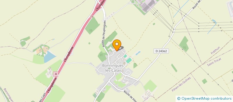 localisation de l'entreprise HFRD IMMOBILIER  BONNINGUES-LES-CALAIS