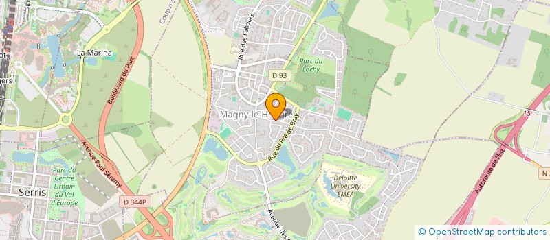 localisation de l'entreprise HFTT  MAGNY-LE-HONGRE