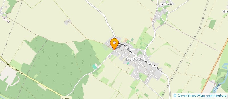 localisation de l'entreprise HFVCM à LES BORDES
