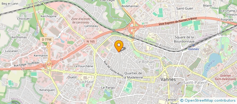 localisation de l'entreprise HFX à VANNES