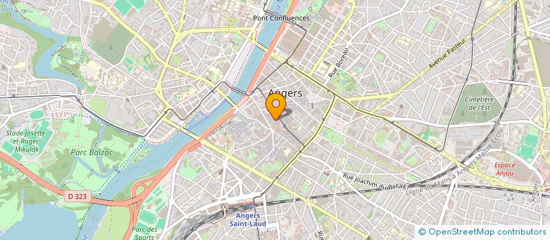 localisation de l'entreprise HG à ANGERS