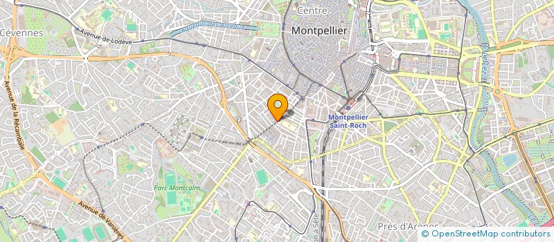localisation de l'entreprise HG à MONTPELLIER