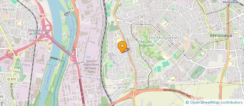 localisation de l'entreprise HG  SAINT-FONS