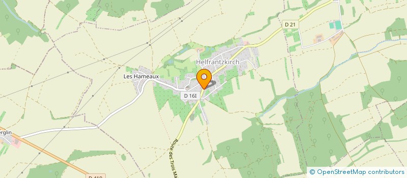 localisation de l'entreprise HG AUTO  HELFRANTZKIRCH