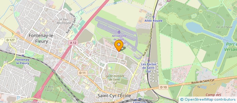 localisation de l'entreprise HG AUTOMOBILE à SAINT-CYR-L'ECOLE