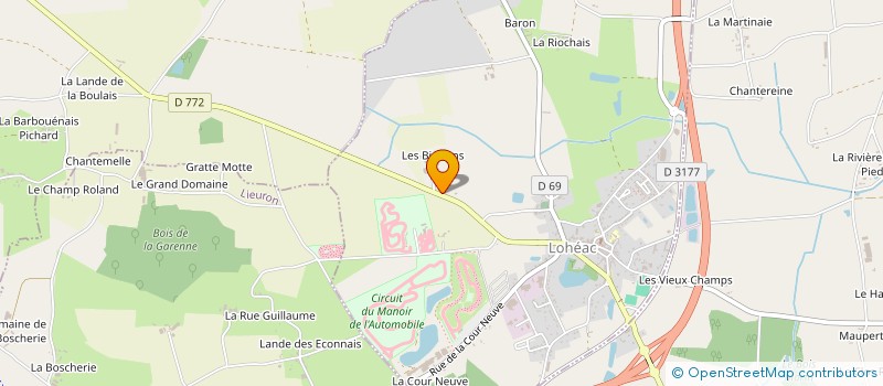 localisation de l'entreprise HG BIOTECH  LOHEAC