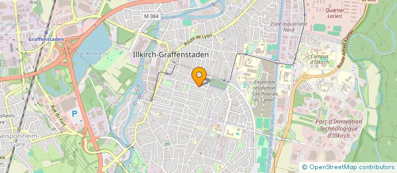 localisation de l'entreprise HG CONSULTANT  ILLKIRCH-GRAFFENSTADEN