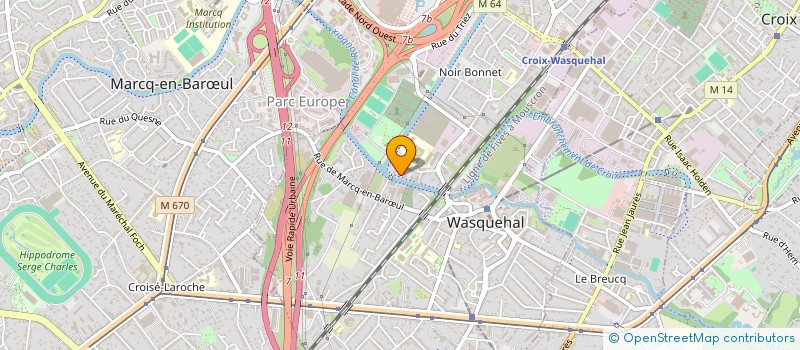 localisation de l'entreprise HG CONSULTING  WASQUEHAL