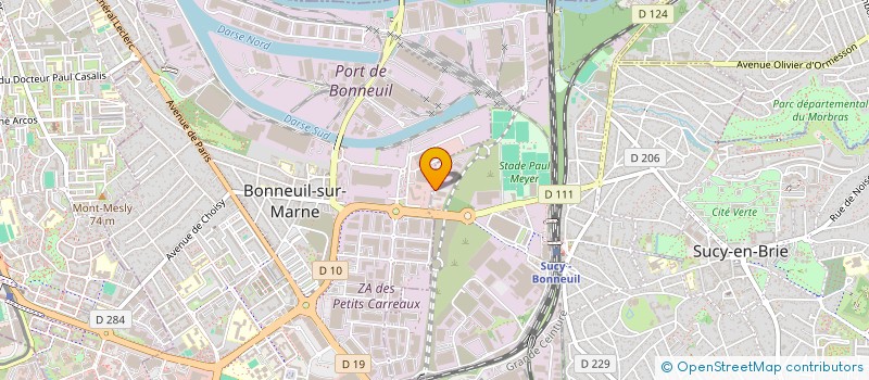 localisation de l'entreprise HG FIDUCIA à SUCY-EN-BRIE
