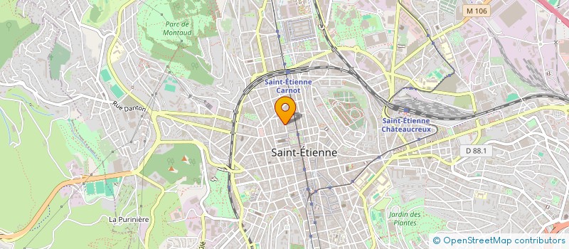 localisation de l'entreprise HG FOOD  SAINT-ETIENNE