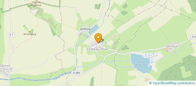 localisation de l'entreprise HG GODARD PATRIMOINE  CHATEAU-VOUE