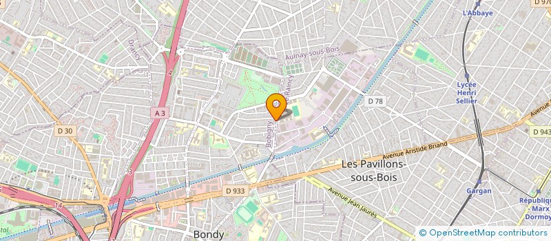 localisation de l'entreprise HG IMMO  BONDY