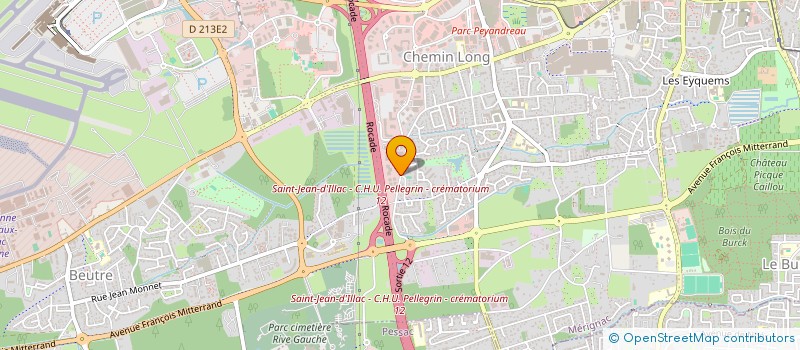 localisation de l'entreprise HG IMMOBILIER  MERIGNAC