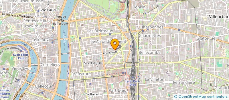 localisation de l'entreprise HG INVESTISSEMENTS  LYON