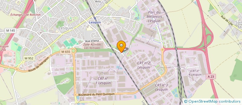 localisation de l'entreprise HG - IT à LESQUIN