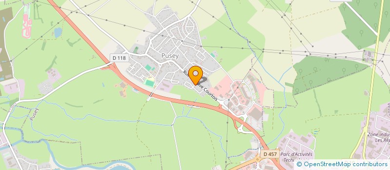 localisation de l'entreprise HGA  PUSEY