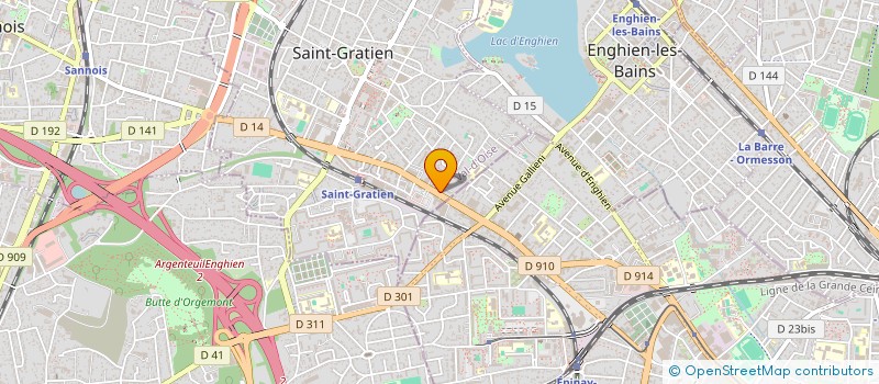 localisation de l'entreprise HGA EXPERTISE  SAINT-GRATIEN