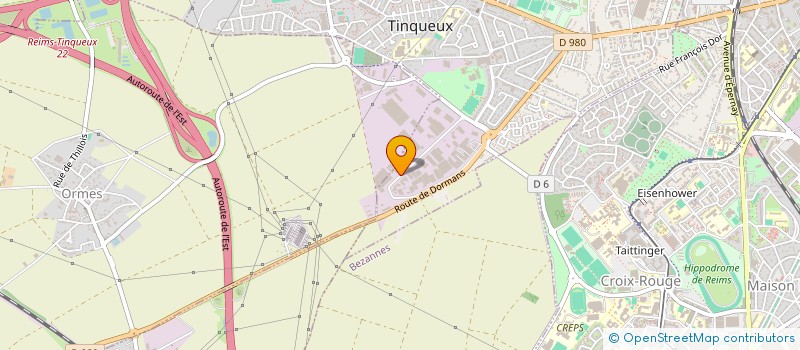 localisation de l'entreprise HGB à TINQUEUX