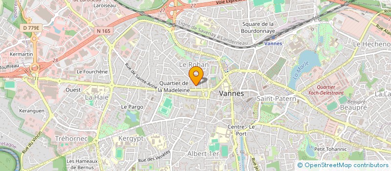 localisation de l'entreprise HGB à VANNES