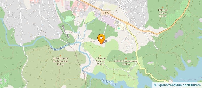 localisation de l'entreprise HGB  MONTAUROUX