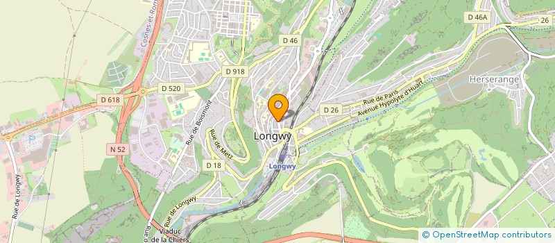 localisation de l'entreprise HGB AVOCATS à LONGWY