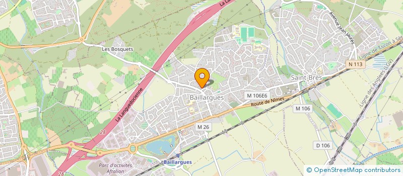 localisation de l'entreprise HGBD à BAILLARGUES