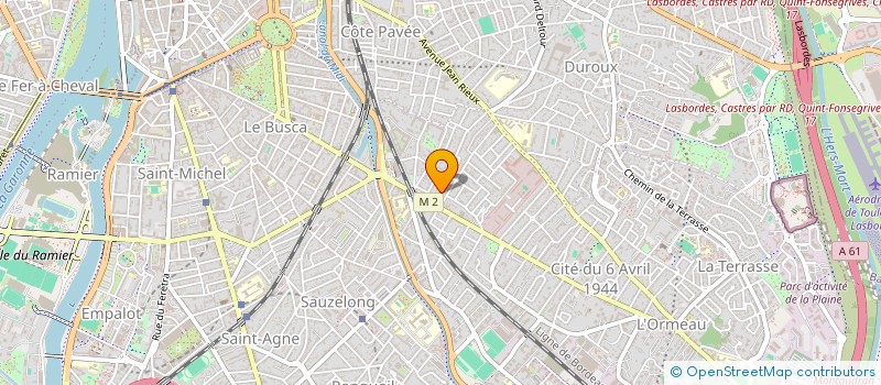 localisation de l'entreprise HGC à TOULOUSE