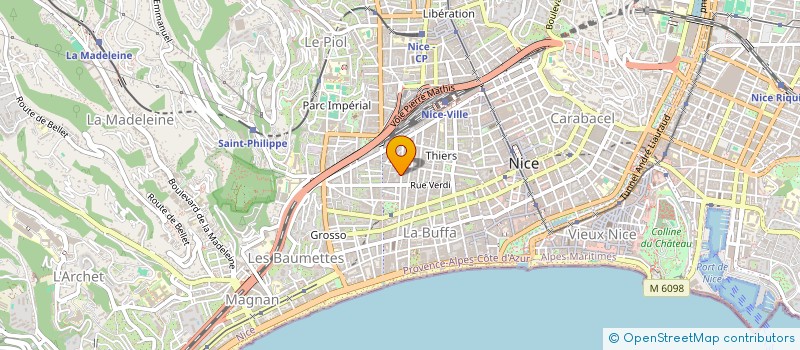 localisation de l'entreprise HGC CONSTRUCTION  NICE