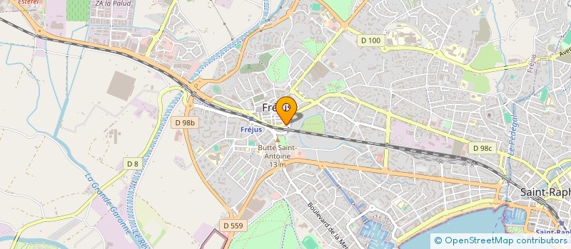 localisation de l'entreprise HGCV CAPITAL à FREJUS