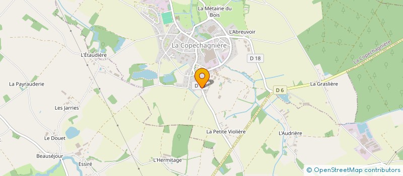 localisation de l'entreprise HGE INVEST  LES BROUZILS