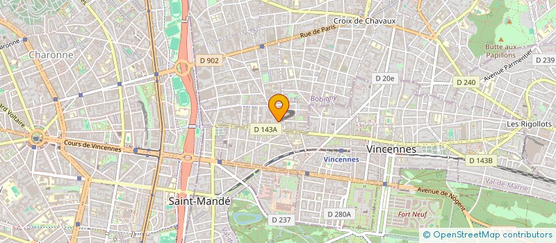 localisation de l'entreprise HGGA à MONTREUIL