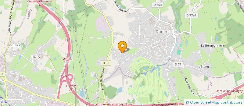 localisation de l'entreprise HGH PLURIELS  DOMMARTIN