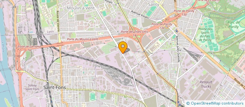 localisation de l'entreprise HGHB  VENISSIEUX