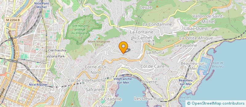 localisation de l'entreprise HGHNH à VILLEFRANCHE-SUR-MER
