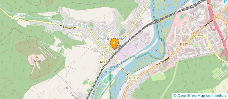 localisation de l'entreprise HGI BAR  ARS-SUR-MOSELLE