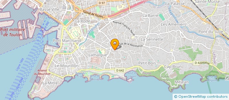 localisation de l'entreprise HGI CONSTRUCTIONS à TOULON