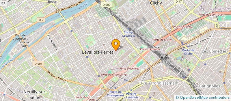 localisation de l'entreprise HGI CONSULTING à LEVALLOIS-PERRET