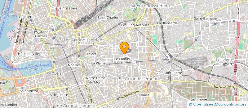 localisation de l'entreprise HGI ET CIE à MARSEILLE