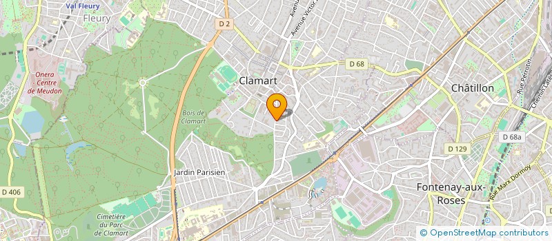 localisation de l'entreprise HGLC CONSEIL à CLAMART