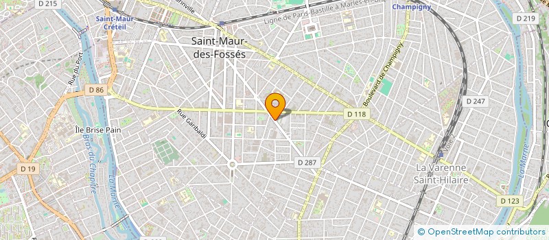 localisation de l'entreprise HGM à SAINT-MAUR-DES-FOSSES