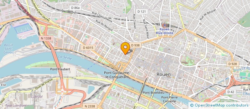 localisation de l'entreprise HGM à ROUEN