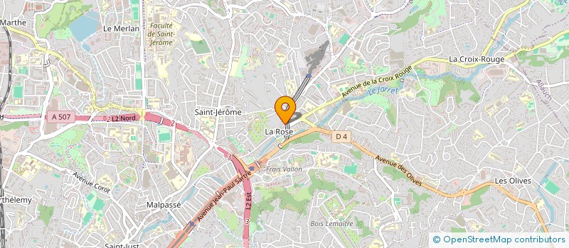 localisation de l'entreprise HGM ENVIRONNEMENT à MARSEILLE