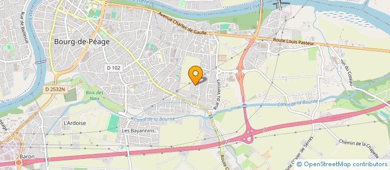 localisation de l'entreprise HGM INVEST  CHATUZANGE-LE-GOUBET