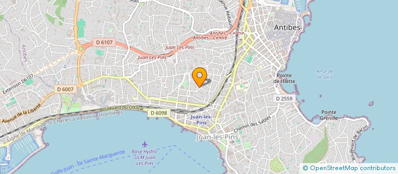 localisation de l'entreprise HGMG à ANTIBES