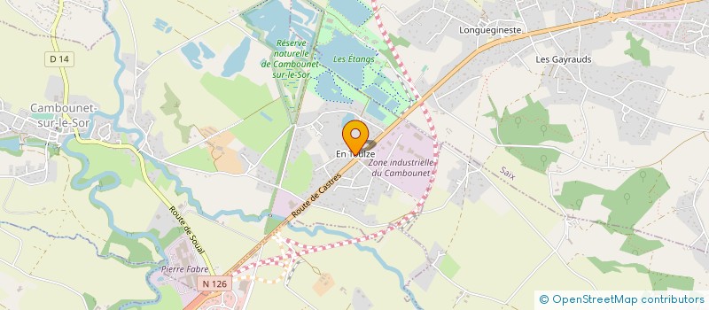 localisation de l'entreprise HGO  CAMBOUNET-SUR-LE-SOR