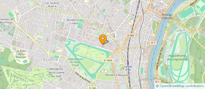 localisation de l'entreprise HGP à SAINT-CLOUD