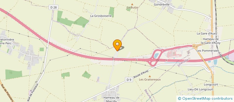 localisation de l'entreprise HGP à BEAUNE-LA-ROLANDE