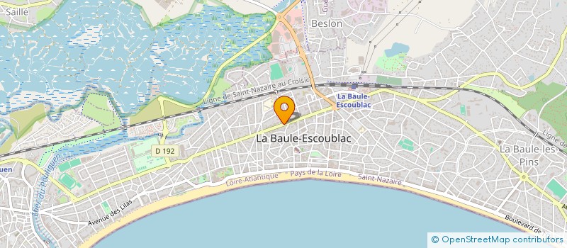 localisation de l'entreprise HGP à LA BAULE-ESCOUBLAC
