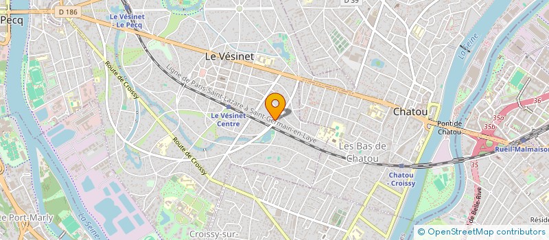 localisation de l'entreprise HGROUP  LE VESINET