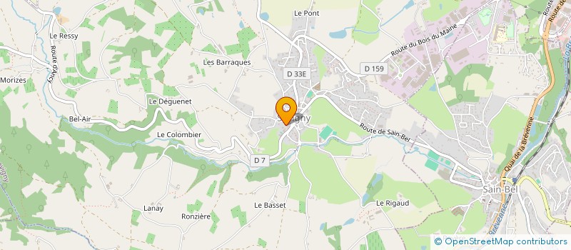 localisation de l'entreprise HGS FINANCE à SAVIGNY